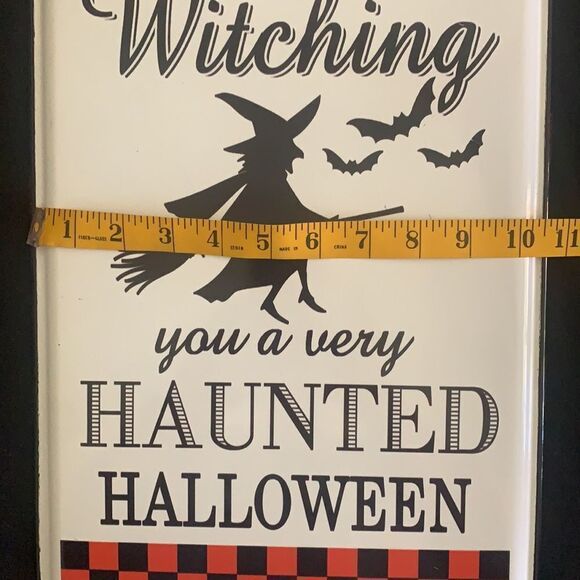 Tin Halloween Wall Decor Witch - Picture 5 of 6